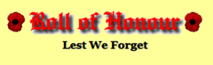 Rolls of Honour &War Memorials